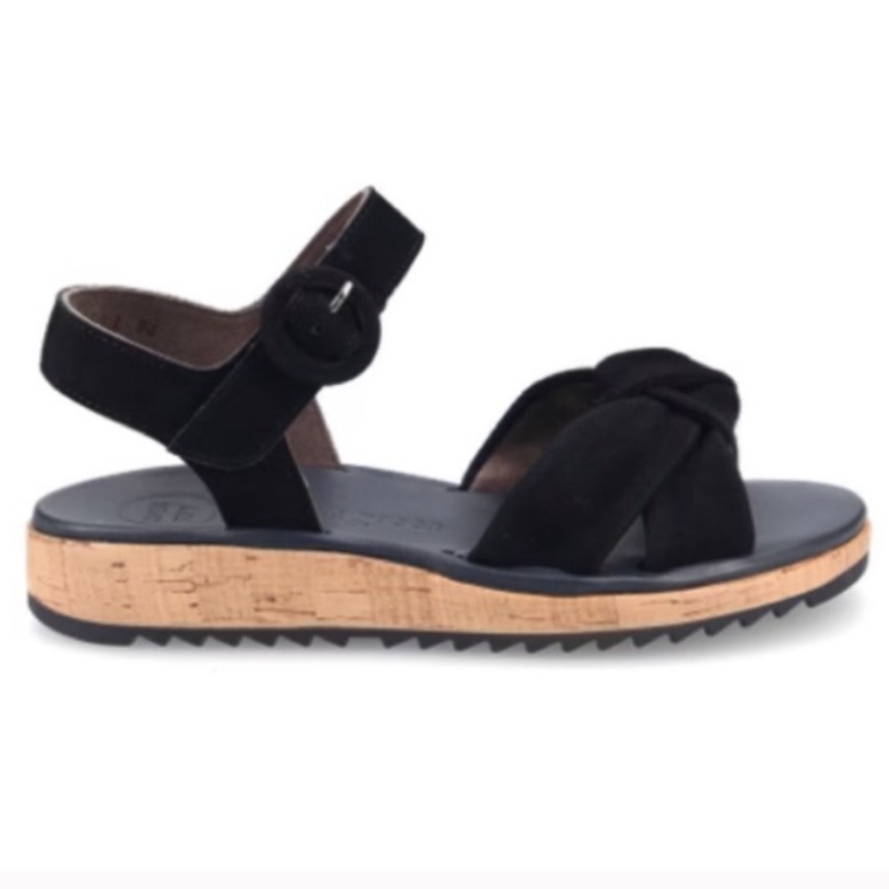 Black Suede Sandals